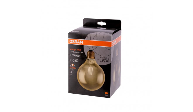 LED gloobuslamp 4W E27 824 410lm dimmerdatav filamendiga