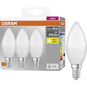 BULB LED B40 4.9W E14 827 470LM FR 3PCS BULB LED B40 4.9W E14 827 470LM FR 3PCS