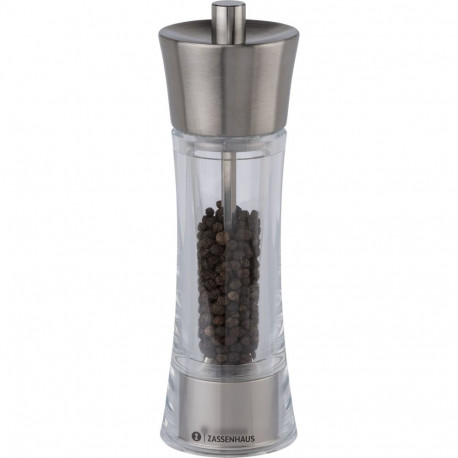 Zassenhaus pepper mill  Aachen Acrylic Glass/Inox 18 cm