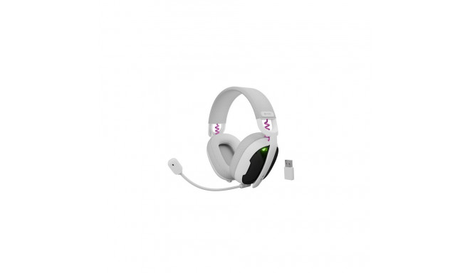 HEADSET FURY FUKIYA F6 WITH MICROPHONE WIRELESS WHITE