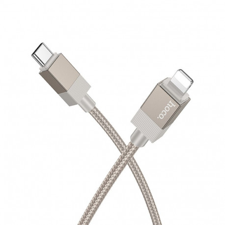 Cable USB C to Lightning Hoco PD 27W 1 m X110 gold