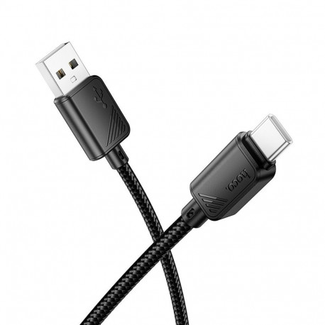 Cable USB A to USB C Hoco 3A 1 m X113 black