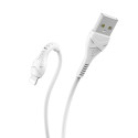 Cable USB A to Lightning Hoco 1 m X37 white