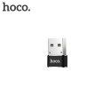 Adapter OTG USB A to USB C Hoco UA6 black