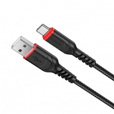 Cable USB A to USB C Hoco QC 3A 1 m X59 black