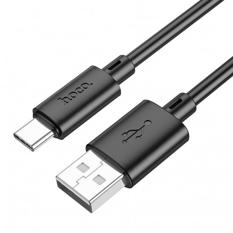 Cable USB A to USB C Hoco 3A 1 m X88 black