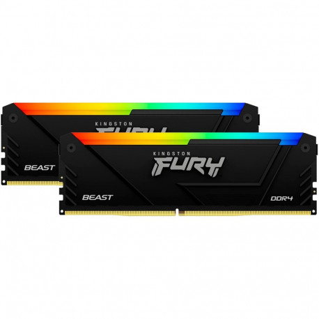 DIMM 32 GB DDR4-3200 (2x 16 GB) Dual-Kit  (schwarz, KF432C16BB12AK2/32, Beast RGB, INTEL XMP)