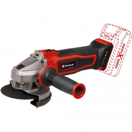 Einhell cordless angle grinder TE-AG 18/115 Q Li Solo, 18 volts (red/black, without battery and char