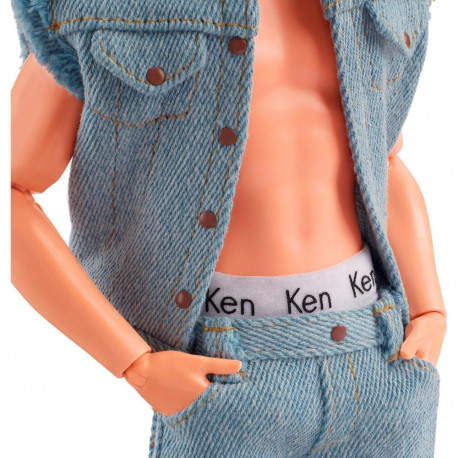 Mattel Barbie Signature The Movie - Ken doll from the film in jeans outfit and original Ken underwea