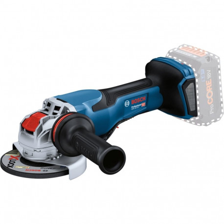 PRO X-LOCK Akku-Winkelschleifer BITURBO GWX 18V-15 P Professional solo, Ø 125mm (blau/schwarz, ohne 