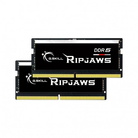 SO-DIMM 64 GB DDR5-5600 (2x 32 GB) Dual-Kit (schwarz, F5-5600S4040A32GX2-RS, Ripjaws, INTEL XMP)