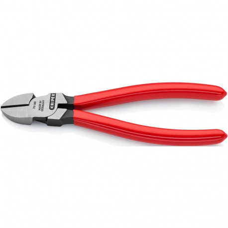 KNIPEX side cutters 70 01 160, cutting pliers (red, length 160mm)