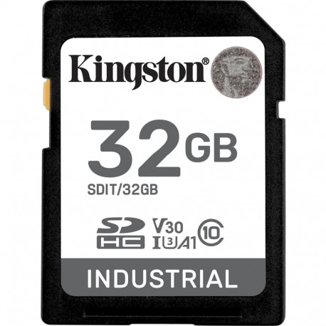 Industrial 32 GB SDHC (schwarz, UHS-I U3, Class 10, V30, A1)
