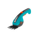GARDENA Cordless Grass Shears ClassicCut Li, 3.6 volts, set with shrub blade - special offer (turquo