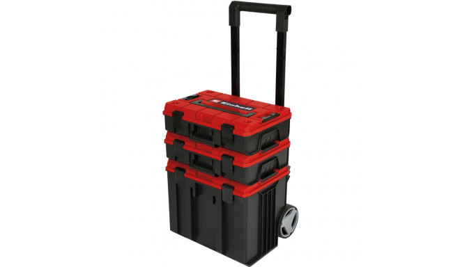 E-Case süsteemikohver Tower 1x E-Case L 2x E-Case S, must/punane