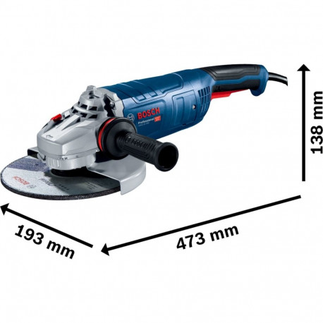 Winkelschleifer GWS 24-230 P Professional (blau, 2.400 Watt)