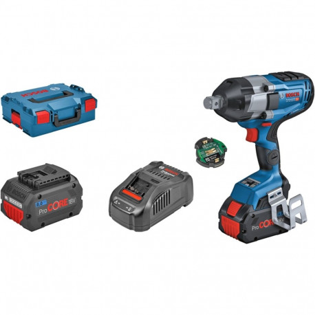 PRO Akku-Schlagschrauber BITURBO GDS 18V-1050 HC Professional, 18Volt (blau/schwarz, 2x Akku ProCORE