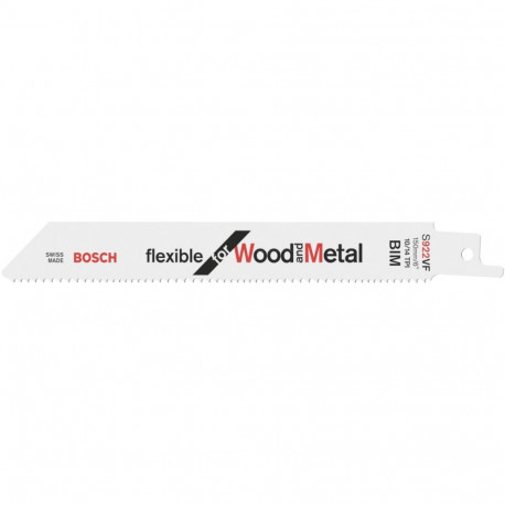 Bosch saber saw blade S 922 VF Flexible for Wood and Metal, 25 pieces (length 150mm)