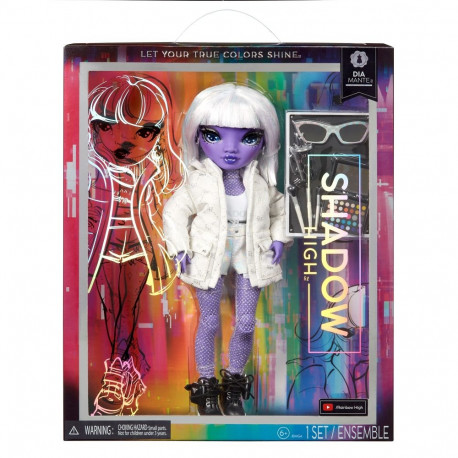 MGA Entertainment Shadow High S23 Purple Fasion Doll - Dia Mante, Doll