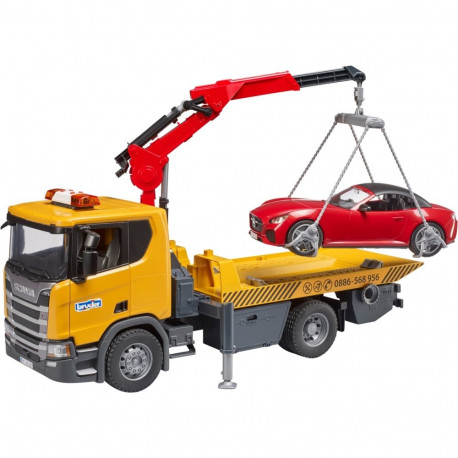 Scania puksiirauto Super 560R valgus- ja helimooduliga roadsteriga