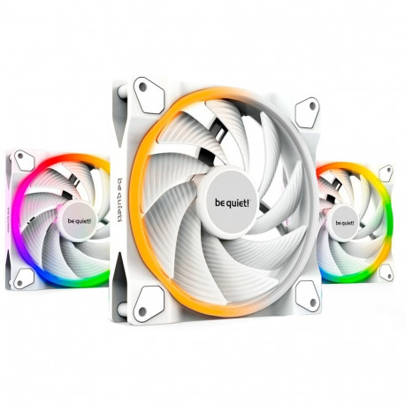 Light Wings White 140mm PWM high-speed Triple Pack (weiß, 3er Pack, inkl. ARGB-Hub, 140 mm)