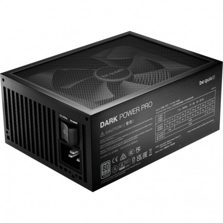 Dark Power Pro 13 toiteplokk 1600W 2x 12-Pin High Power GPU 6x PCIe kaablihaldus, must