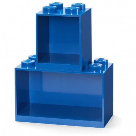 Room Copenhagen LEGO Regal Brick Shelf 8+4, Set 41171731 (blue, 2 shelves)