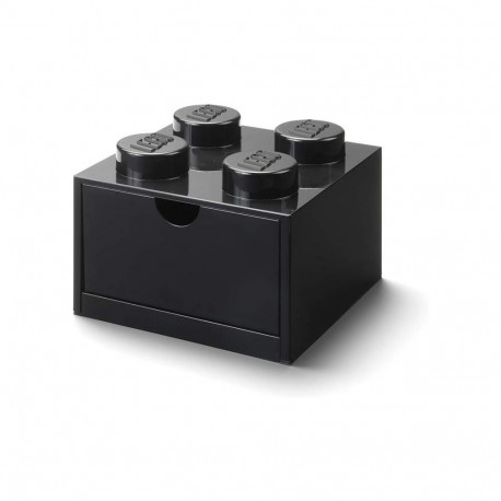 Room Copenhagen LEGO Desk Drawer 4 , storage box (black, knobs)