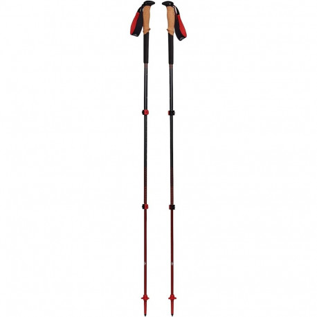 matkakepid Pursuit S/M 1 paar 100-125cm, hall/punane