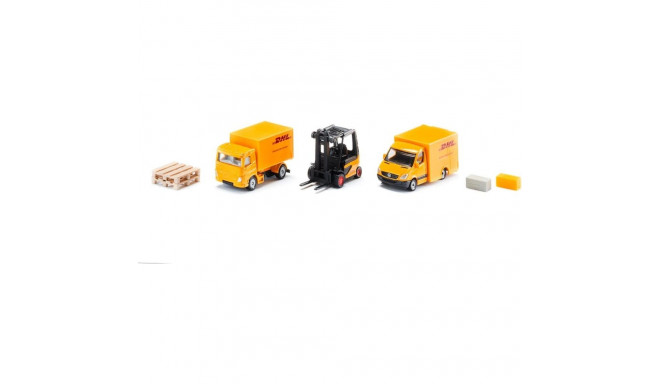 SIKU SUPER DHL logistics set, model vehicle