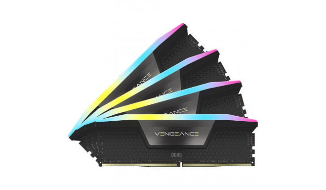 Corsair 64 GB DDR5-6600 Kit, memory (black, CMH64GX5M4B6600C32, Vengeance RGB, XMP)
