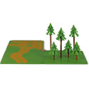 SIKU WORLD dirt roads and forest, scenery
