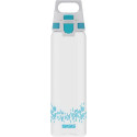 SIGG drinking bottle Total Clear One MyPlanet "Aqua" 0.75L (transparent/light blue, one-hand closure