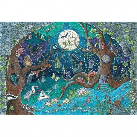 Wooden Puzzle Fantasy Forest (505 Teile)