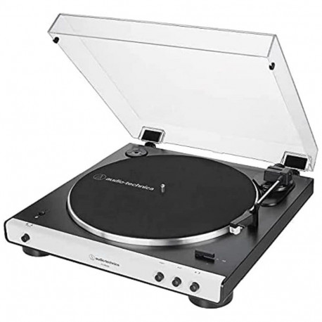 plaadimängija AT-LP60XBTWH Bluetooth-iga phono-eelvõimendiga, valge