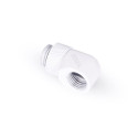 Alphacool icicle L connector rotatable G1/4 AG to G1/4 IG - white, connection (white, for soft hoses Alphacool icicle L connector rotatable G1/4 AG to G1/4 IG - white, connection (white, for soft hoses