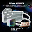 Enermax Aquafusion ADV 240mm, water cooling (white)