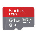 SanDisk Ultra 64 GB microSDXC, card (UHS-I U1, Class 10, A1)