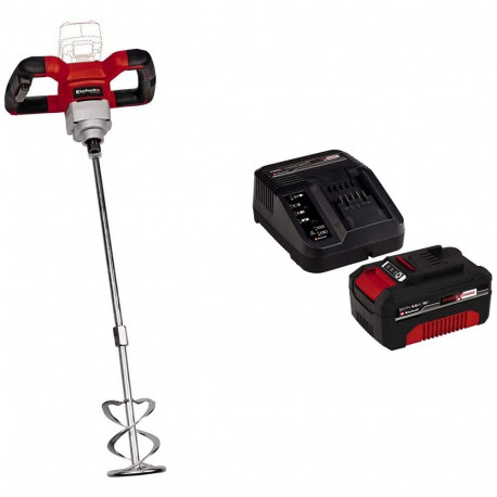 Einhell Cordless paint mortar stirrer TE-MX 18 Li - Solo, 18V, stirrer (red/black, without battery a