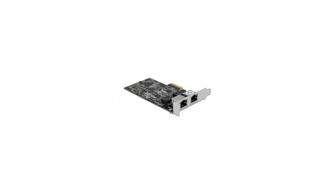 DeLOCK PCI Express x2 Card to 2 x RJ45 2.5 Gigabit LAN RTL8125 LAN Adapter