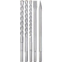 Einhell SDS Max chisel and drill set, 5 pieces (case)