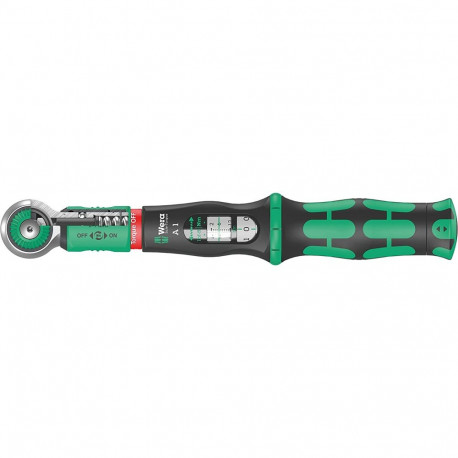 Wera torque wrench Safe-Torque A 1 (black/green, 1/4" square, 2-12 Nm)