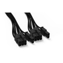 be quiet! Power cable CP-6620 2x PCle 6 + 2, cable management (black, 60cm)