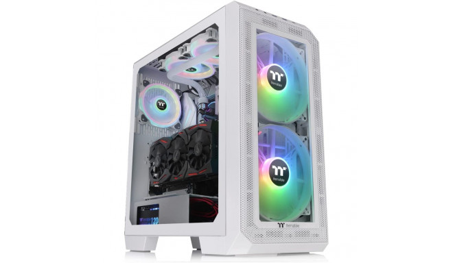 View 300 MX ARGB Snow White (weiß, Tempered Glass)