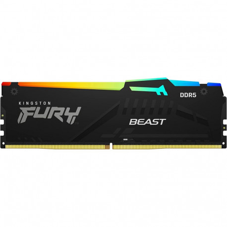 Kingston DDR5 32GB - 5600 - CL - 40 - Dual-Kit - DIMM - KF556C40BBAK2-32 - iOS, Fury Beast RGB, blac