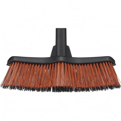 Fiskars Solid all-purpose broom head M (black/orange, without handle)