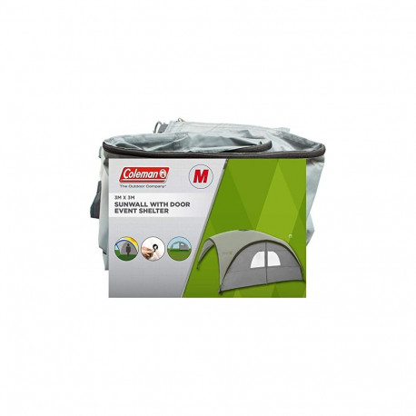 Coleman Sunwall M, side wall with door for Event Shelter Pro M 3m, side panel (silver)
