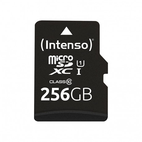 Intenso UHS-I Performance 256 GB microSDXC, memory card (black, UHS-I U1, Class 10)
