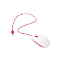 Raspberry Pi Foundation Official Raspberry Pi Mouse (White/Red)
