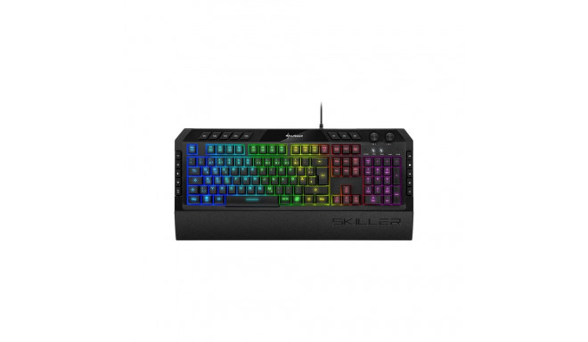 SKILLER SGK5 (schwarz, DE-Layout, Rubberdome)